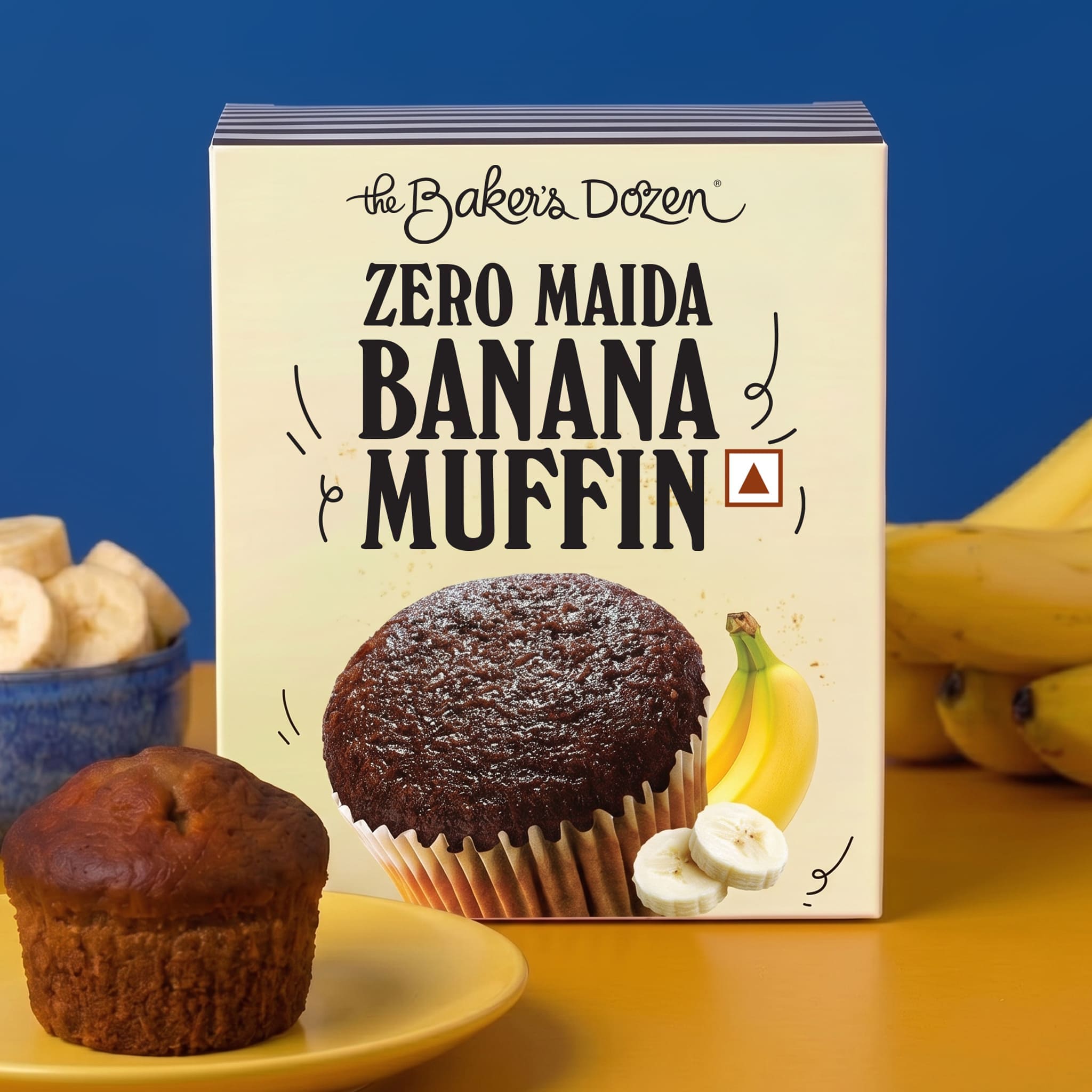 Zero Maida Banana Muffin