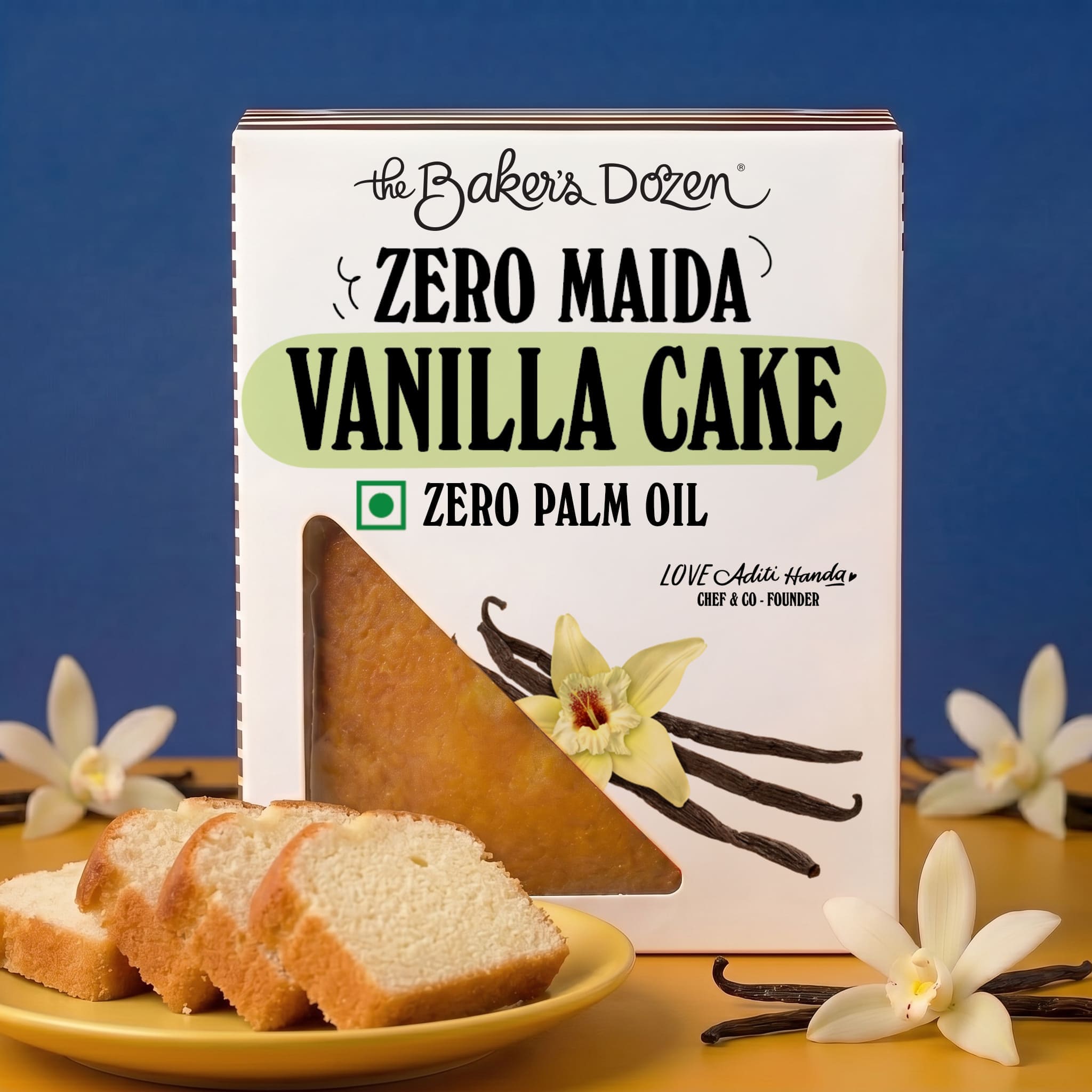 Zero Maida Vanilla Cake