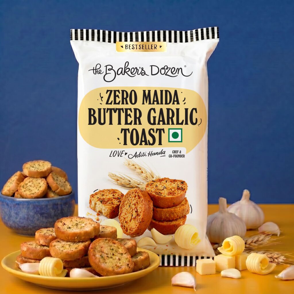 Zero Maida Butter Garlic Toast