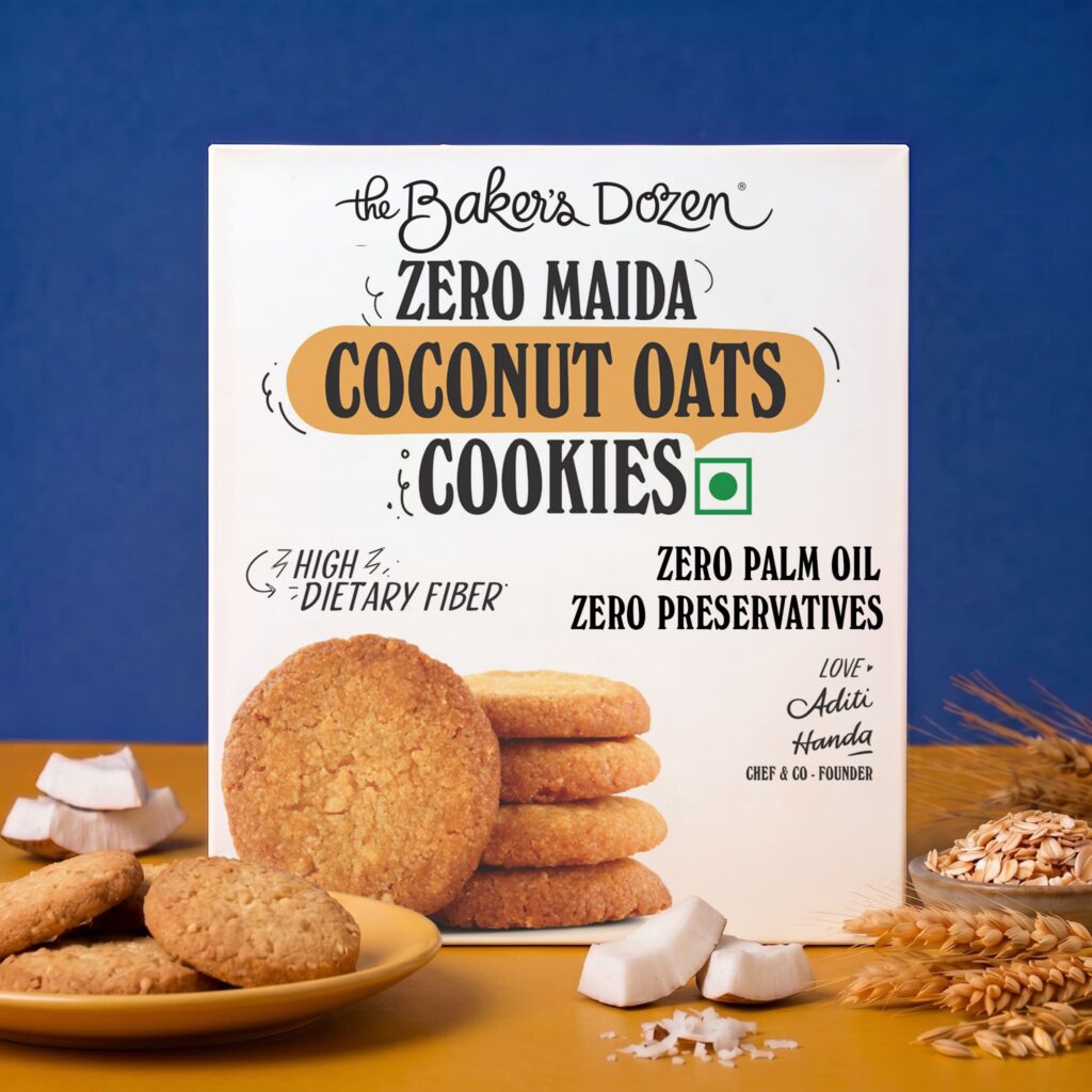 Zero Maida Coconut Oats Cookies
