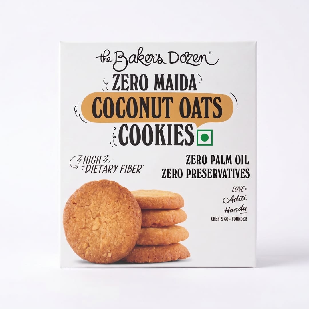 Zero Maida Coconut Oats Cookies