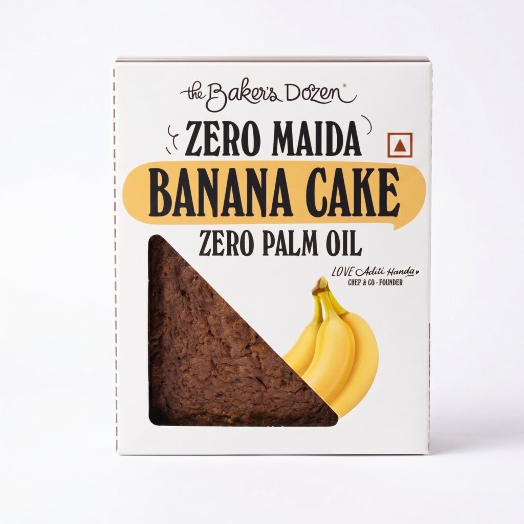 The Baker’s Dozen Banana Cake Zero Maida