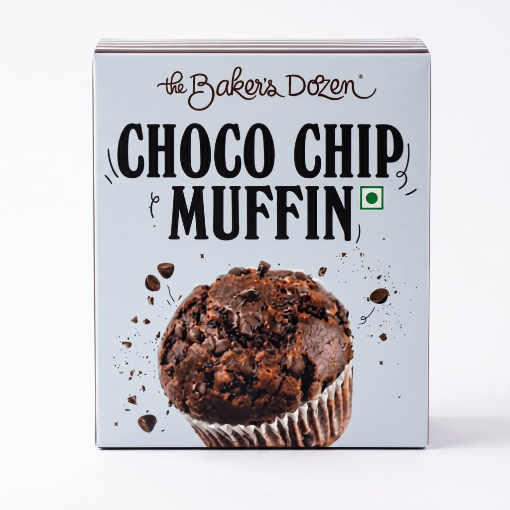 The Baker’s Dozen Choco Chip Muffin
