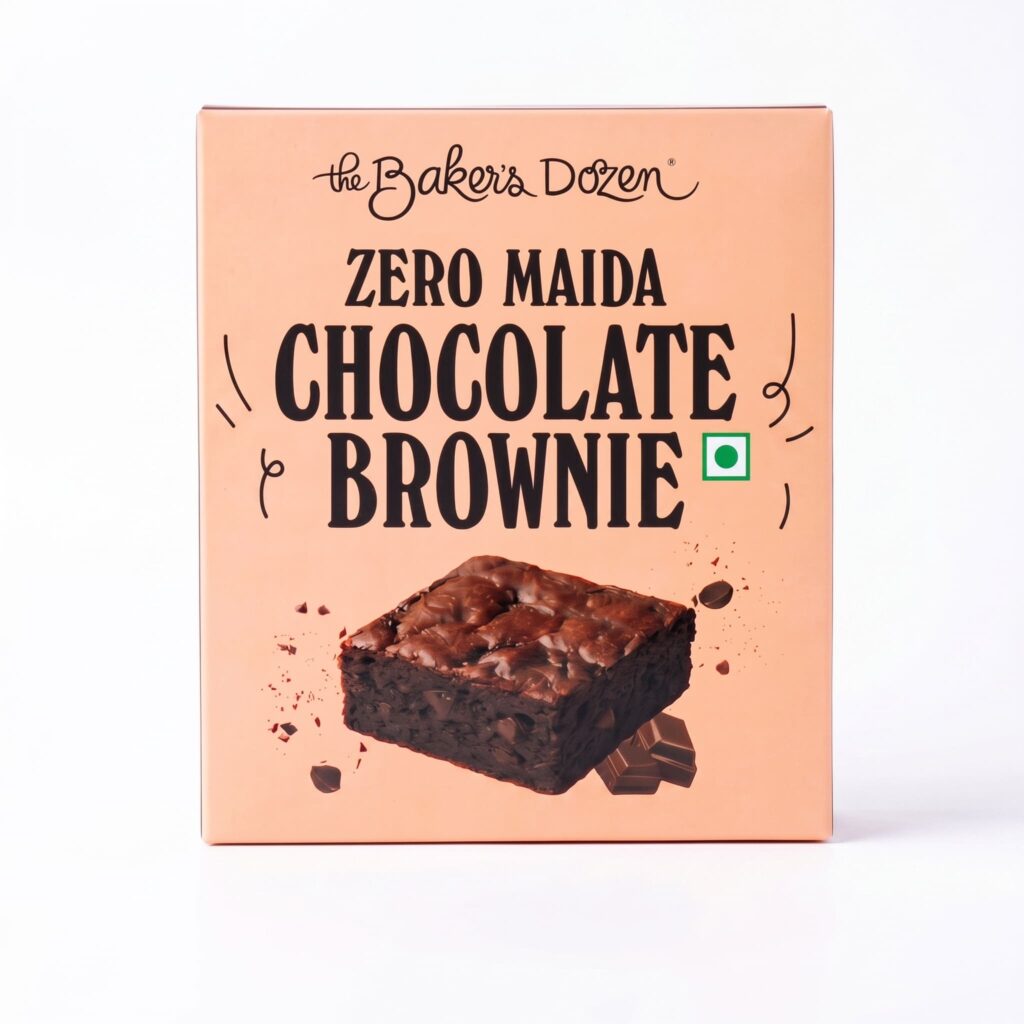 The Baker’s Dozen Chocolate Brownie Zero Maida