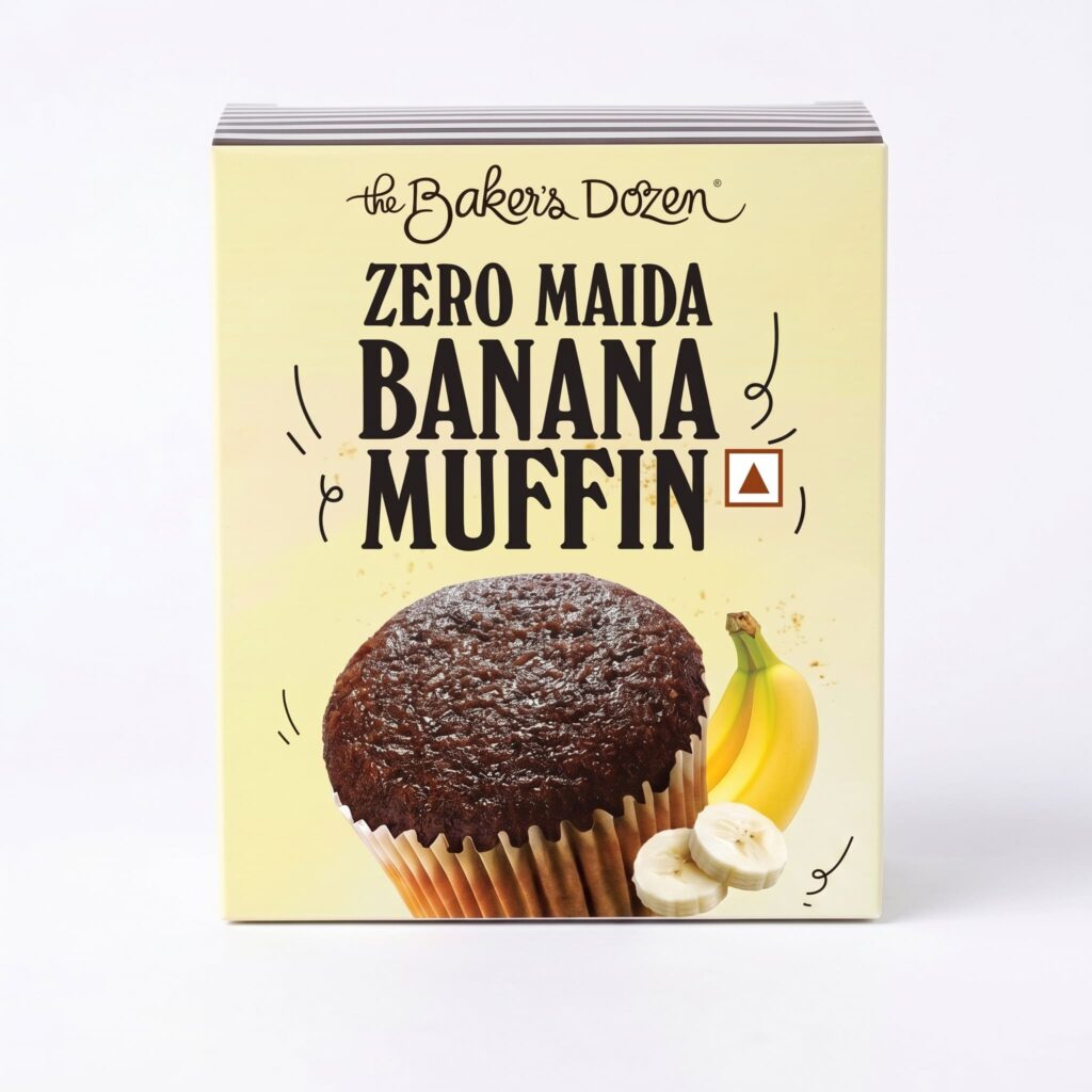 The Baker’s Dozen Banana Muffin Zero Maida