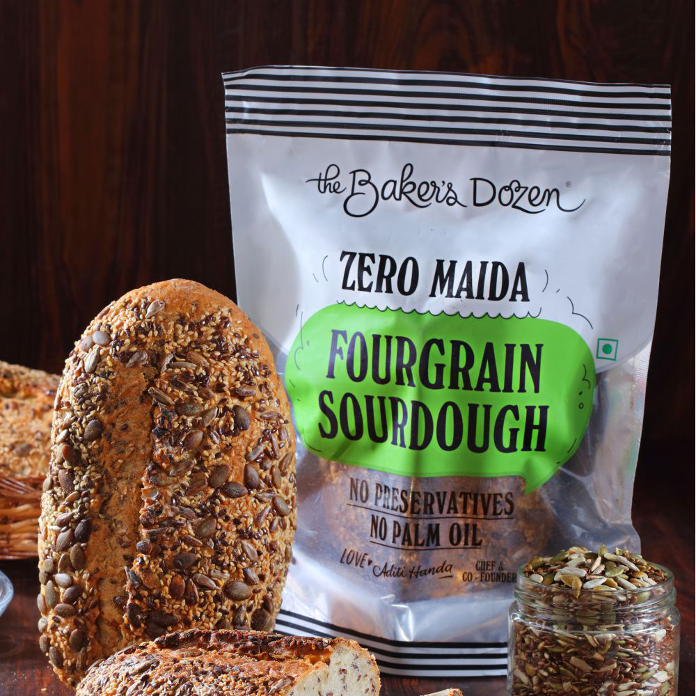 The Baker’s Dozen Fourgrain Sourdough Bread