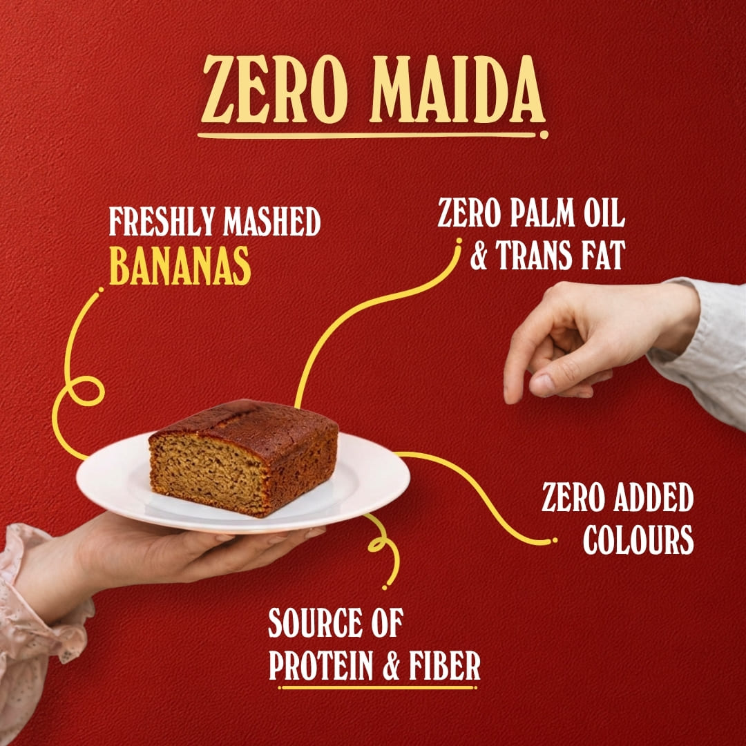 Zero Maida Banana Cake