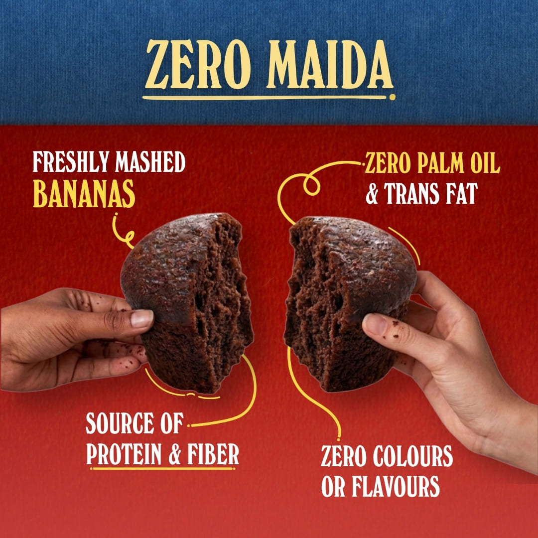 Zero Maida Banana Muffin