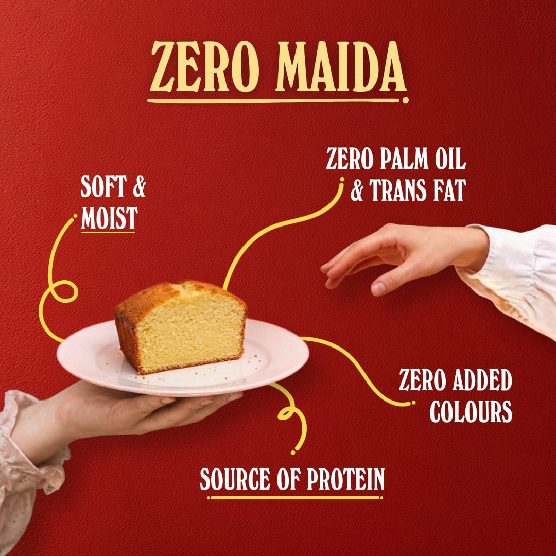 Zero Maida Vanilla Cake