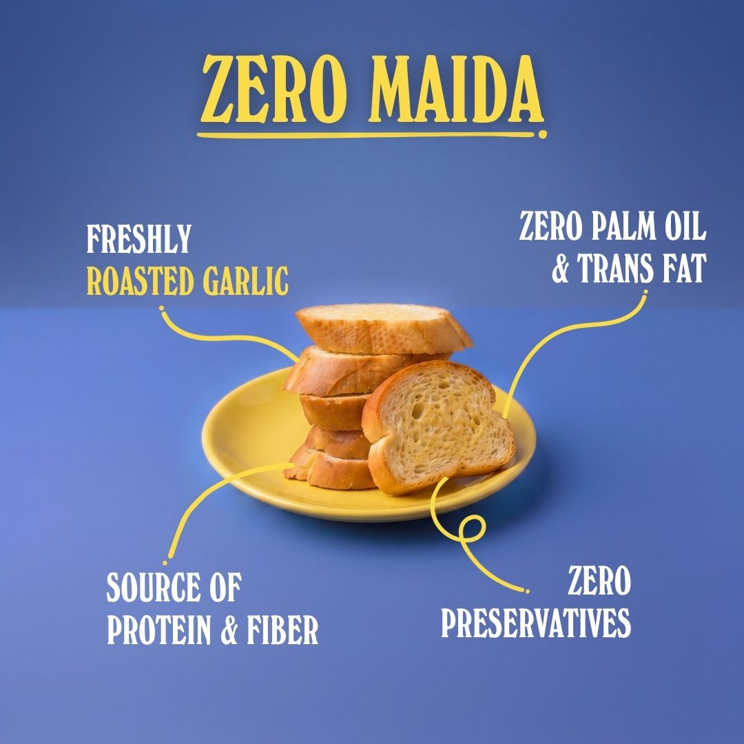 Zero Maida Garlic Bread