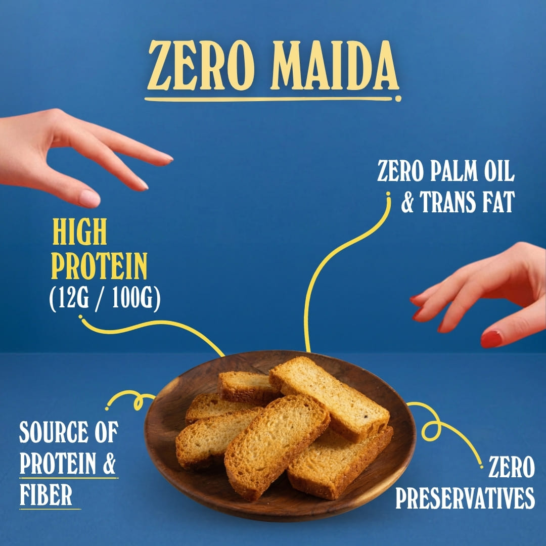 Zero Maida Elaichi Rusk