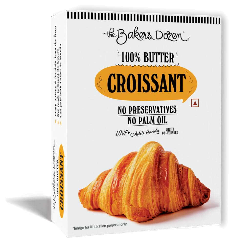 The Baker’s Dozen 100 % Butter Croissant
