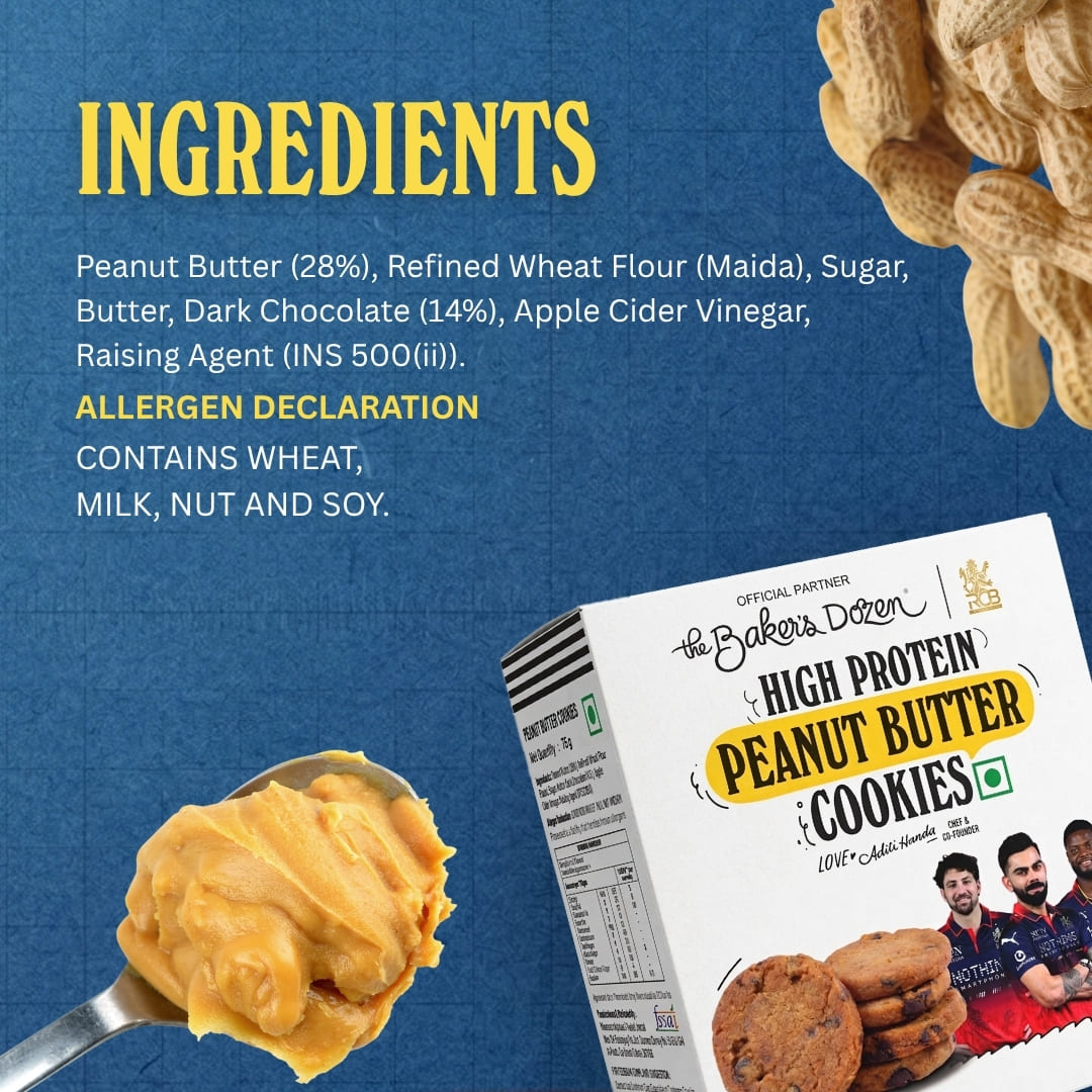 High Protein Peanut Butter Cookies