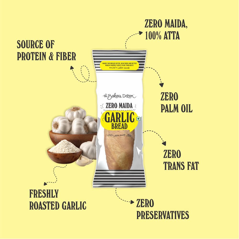 Zero Maida Garlic Bread
