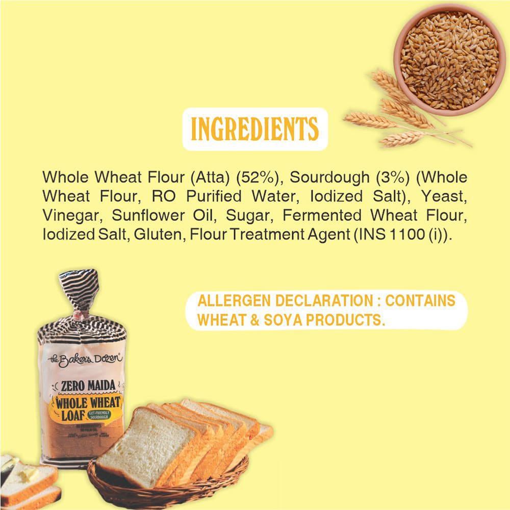 Zero Maida Whole Wheat Loaf