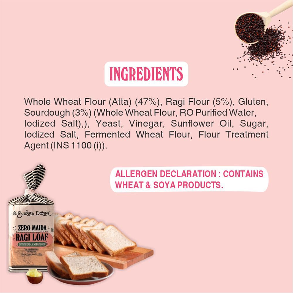 Zero Maida Ragi Loaf