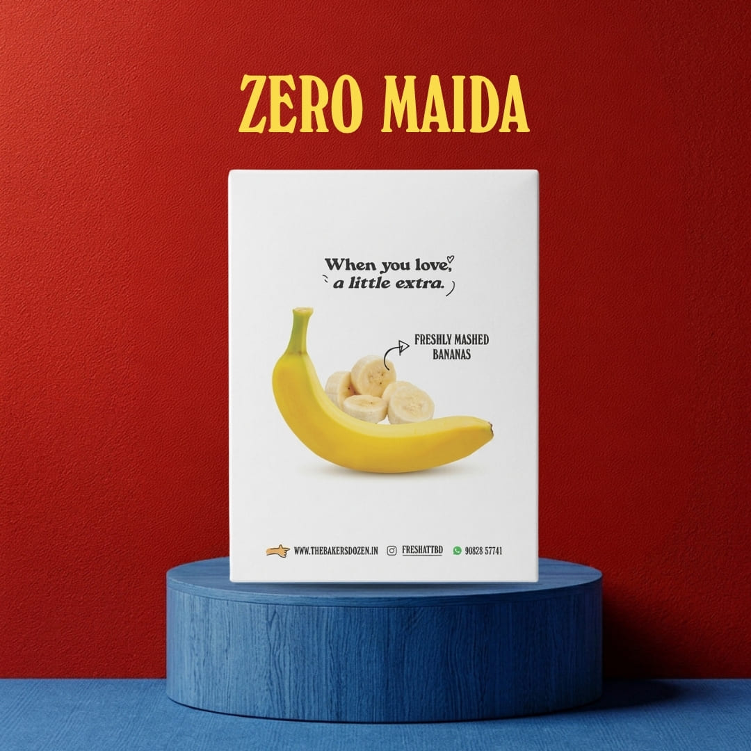 Zero Maida Banana Cake