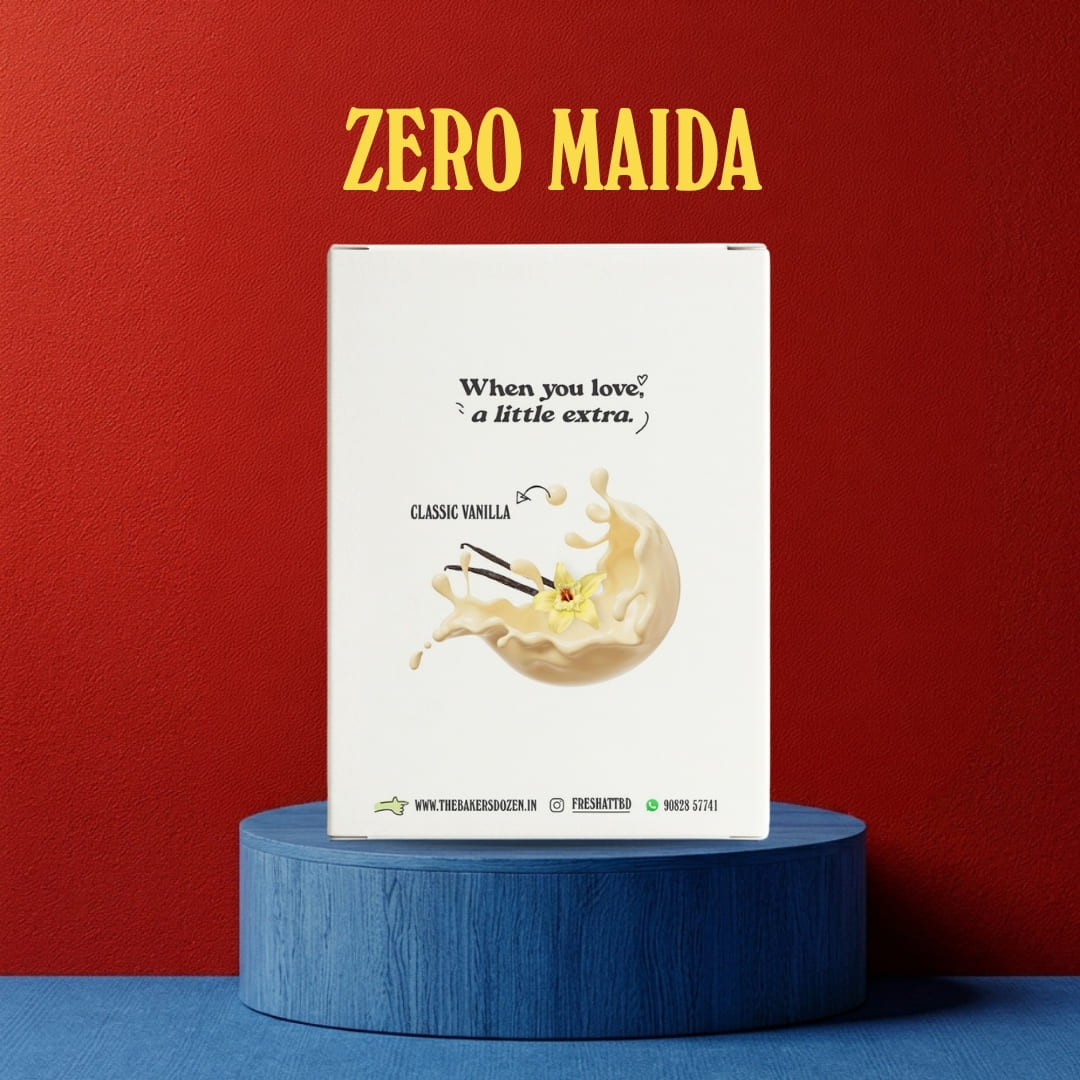 Zero Maida Vanilla Cake