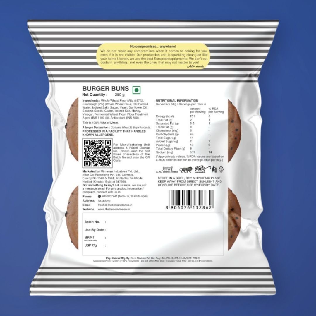 Zero Maida Burger Buns