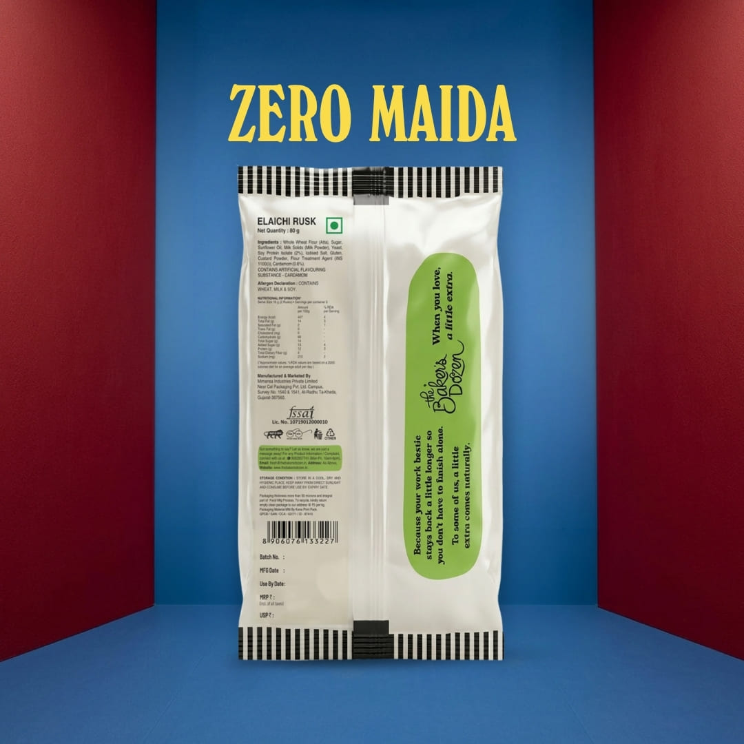 Zero Maida Elaichi Rusk
