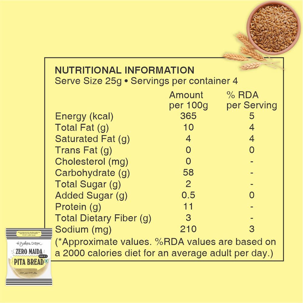 Zero Maida Pita Bread