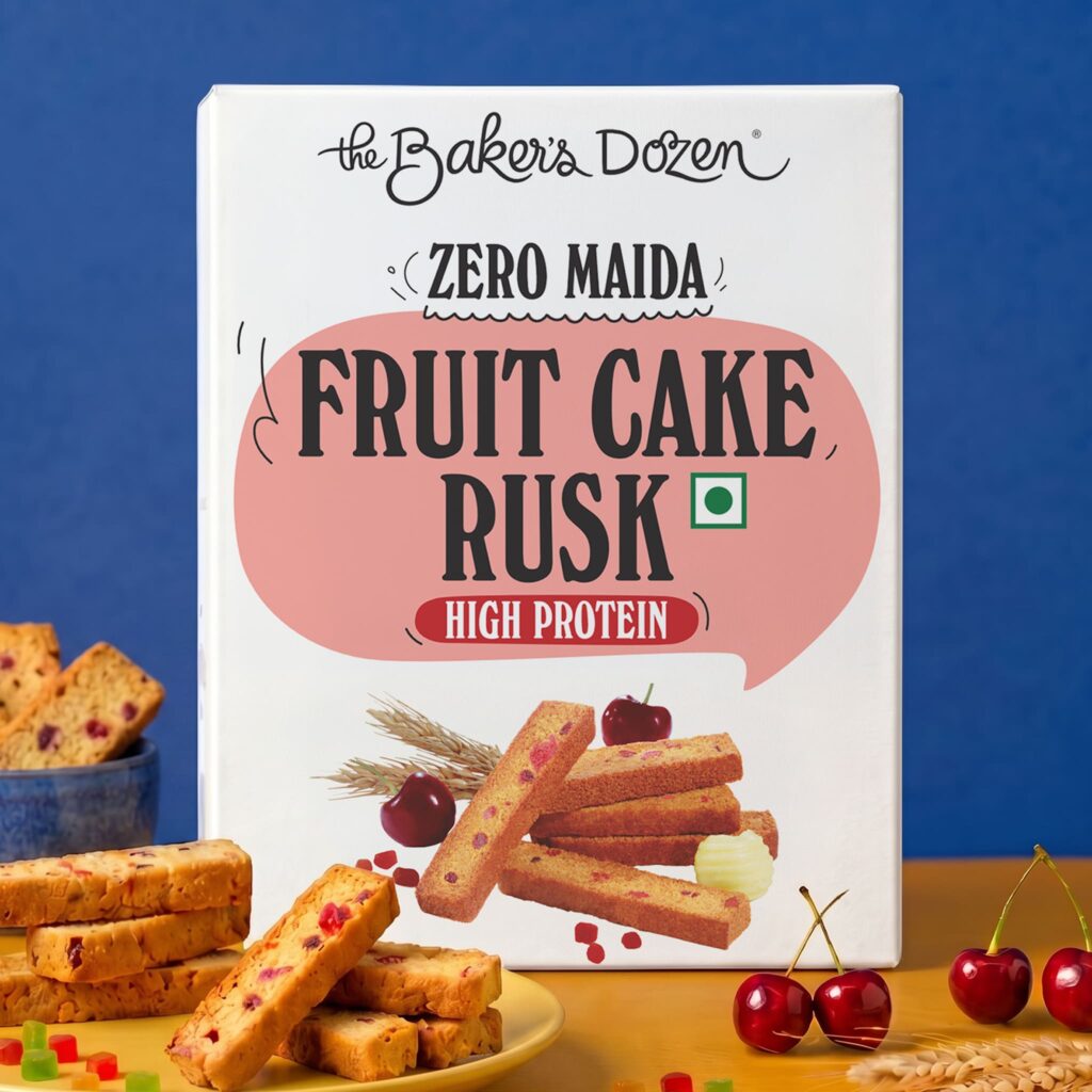 Zero Maida Fruit Cake Rusk