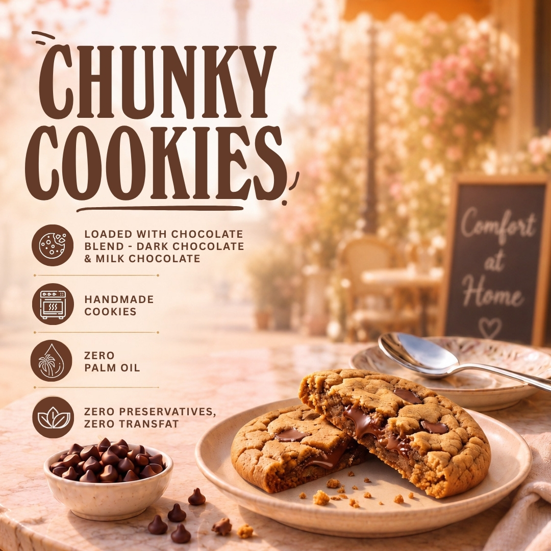 Chunky Cookies Gooey Chocolate